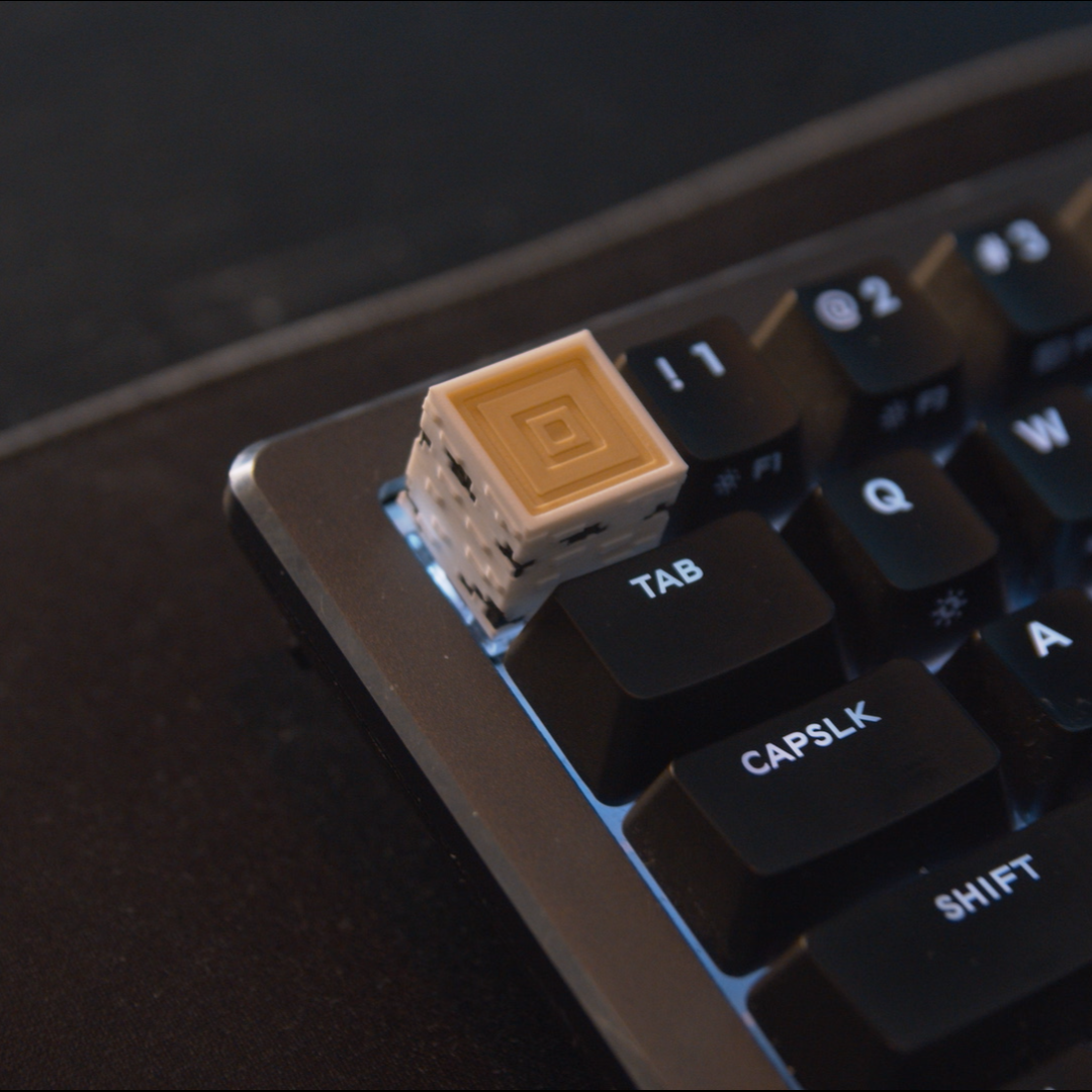 Minecraft Birch Log Keycap