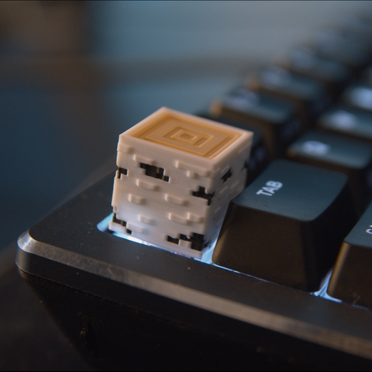 Minecraft Birch Log Keycap