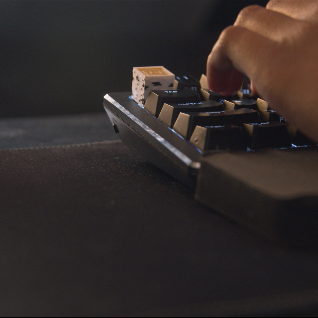 Minecraft Birch Log Keycap