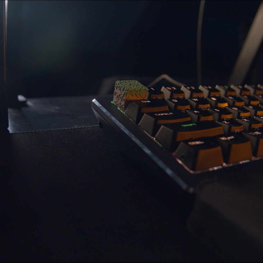 Minecraft Grass Block Keycap