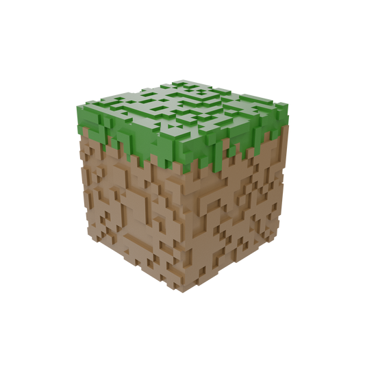 Minecraft Grass Block Keycap