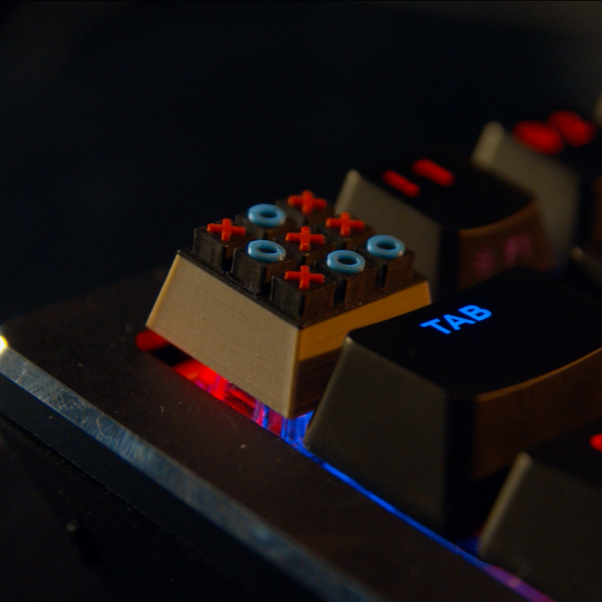 Tic-Tac-Toe Keycap