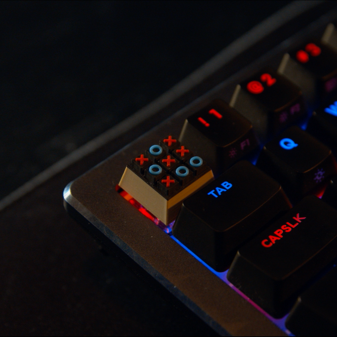 Tic-Tac-Toe Keycap
