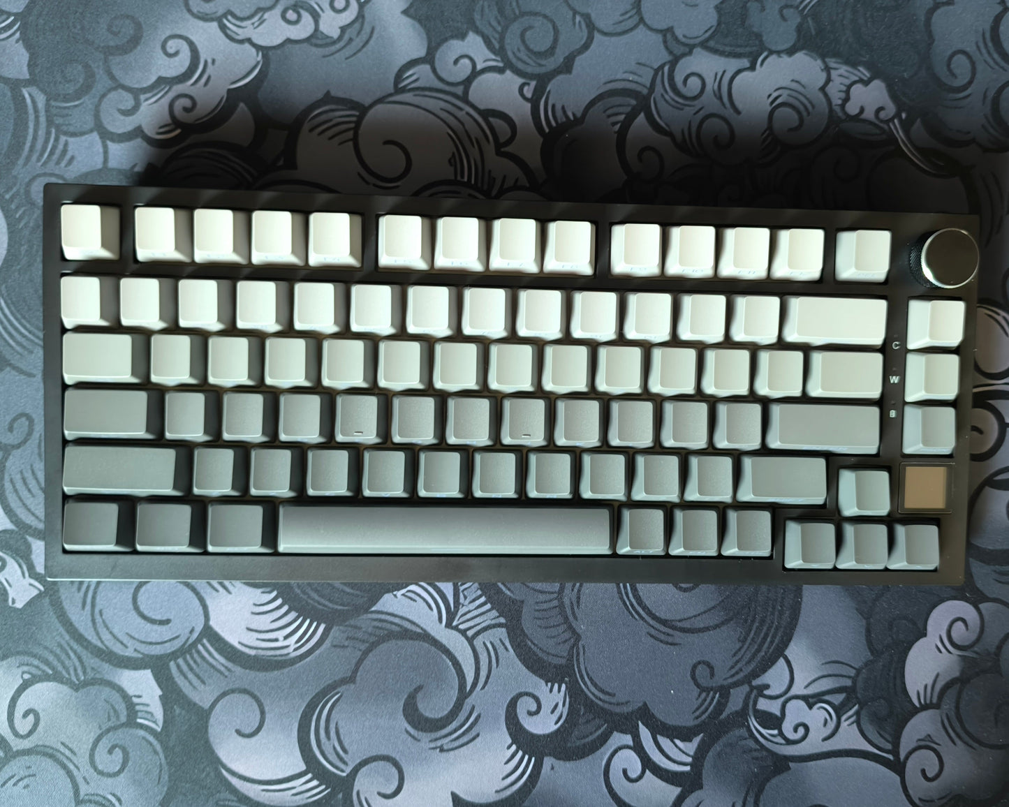 Gray Gradient Keycaps
