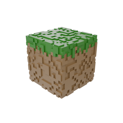 Minecraft Grass Block Keycap