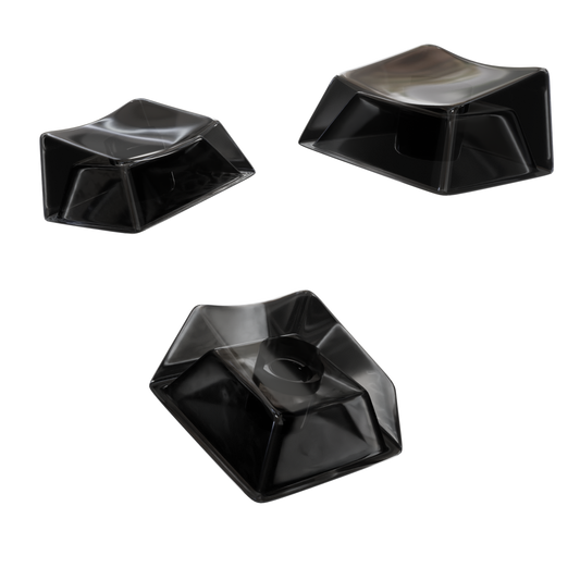 Black Transparent Keycaps