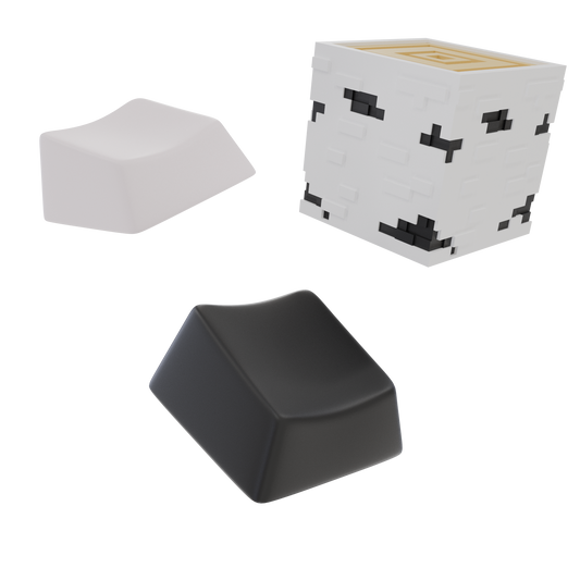 Minecraft Birch Log Full keycap Set