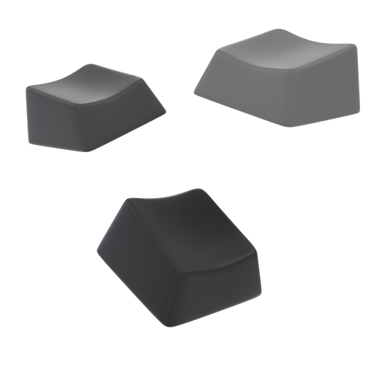 Gray Gradient Keycaps