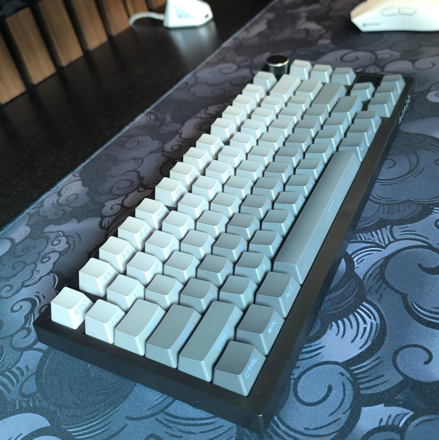 Gray Gradient Keycaps