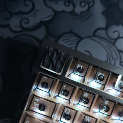 Black Waves Keycap