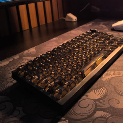 Black Transparent Keycaps